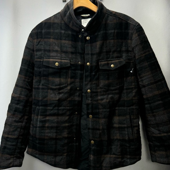 Billy Reid Men's Theo Shirt Jacket Black Plaid Size L - Picture 3 of 10